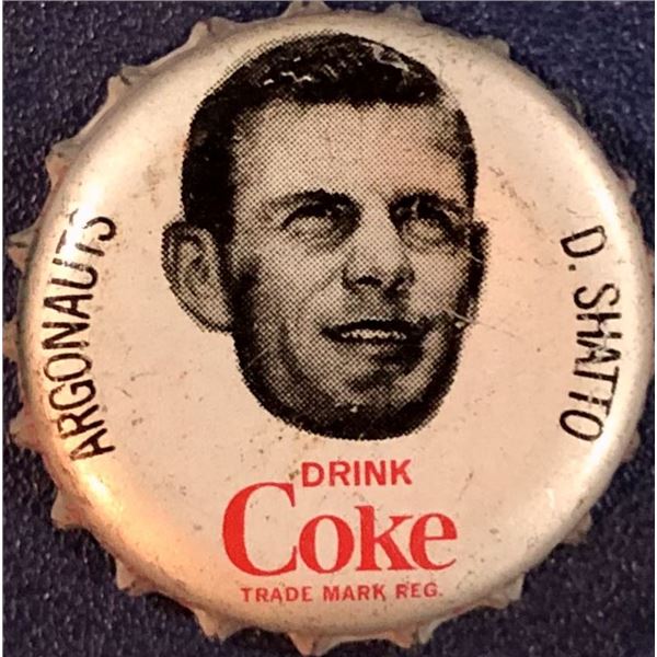 1965 COCA COLA CFL BOTTLE CAPS - DICK SHATTO (HOF)