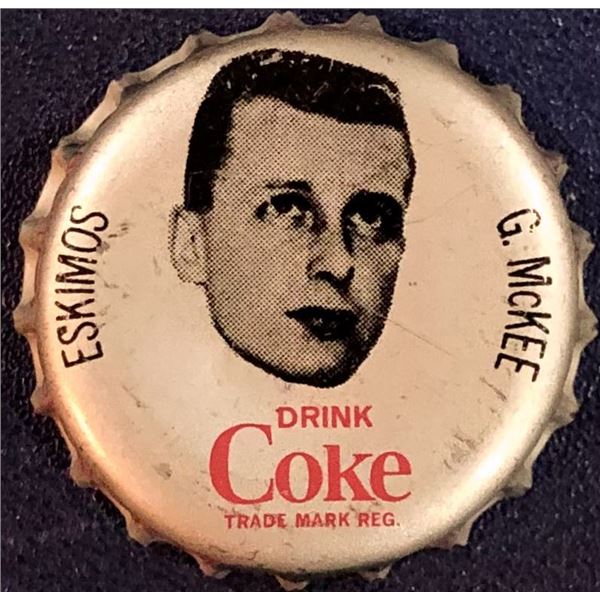 1965 COCA COLA CFL BOTTLE CAPS - GRANT McKEE