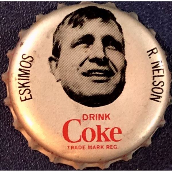 1965 COCA COLA CFL BOTTLE CAPS - ROGER NELSON