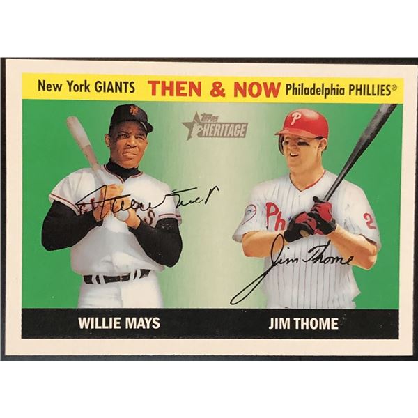 2004 TOPPS HERITAGE WILLIE MAYS (HOF)
