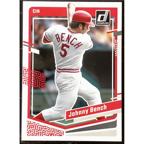 2023 DONRUSS JOHNNY BENCH (HOF)