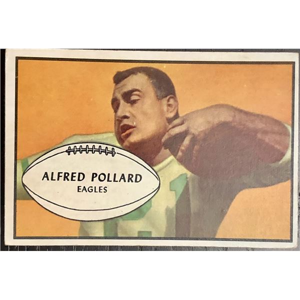 1953 BOWMAN NFL ALFRED POLLARD
