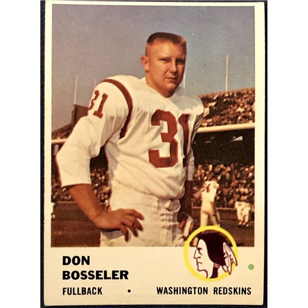 1961 FLEER NFL DON BOSSELER