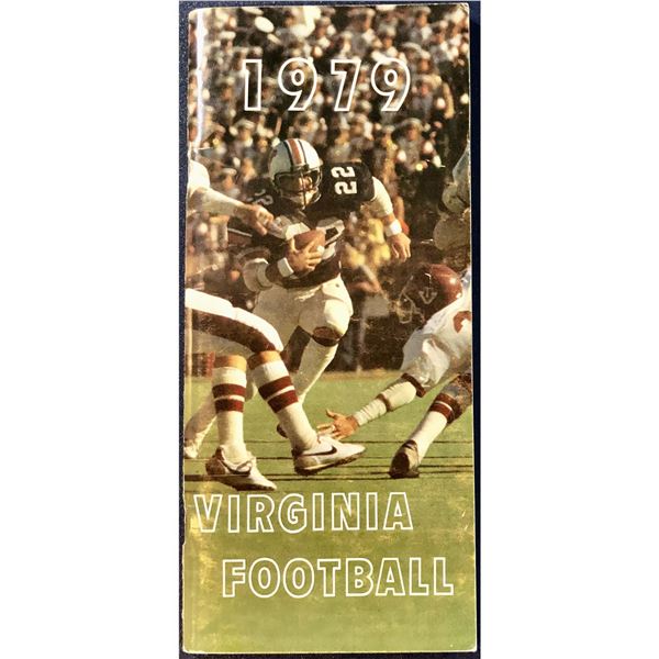 1979 UNIVERSITY of VIRGINIA  FOOTBALL MEDIA GUIDE