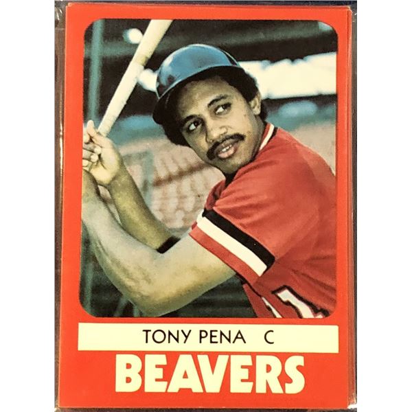 1980 MiLB TEAM SET PORTLAND BEAVERS - TONY PENA