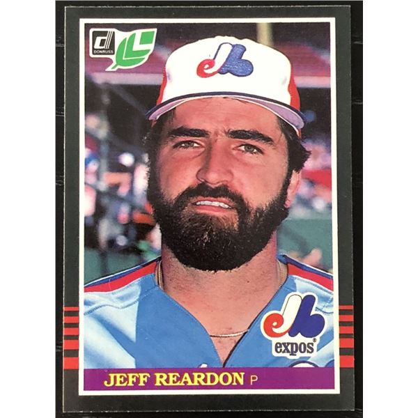 1985 LEAF JEFF REARDON