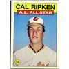 Image 1 : 1986 TOPPS CAL RIPKEN JR. (HOF)