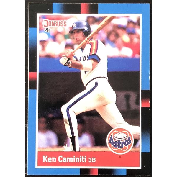 1988 DONRUSS  KEN CAMINITI ROOKIE CARD