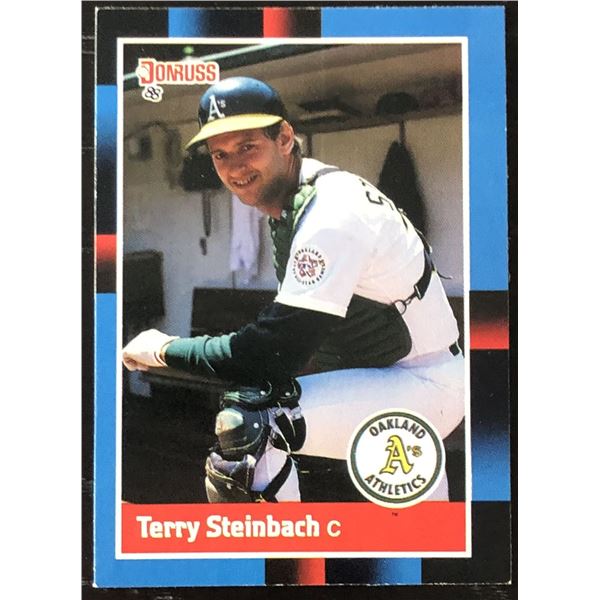 1988 DONRUSS TERRY STEINBACH ROOKIE CARD