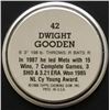 Image 2 : 1988 TOPPS BASEBALL COINS - DWIGHT GOODEN