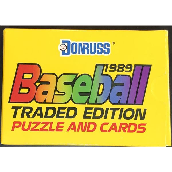 1989 DONRUSS BASEBALL TRADED UPDATE BOX SET