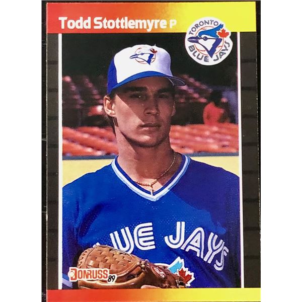 1989 DONRUSS TODD STOTTLEMYRE ROOKIE CARD