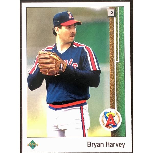 1989 UPPER DECK BRYAN HARVEY ROOKIE CARD