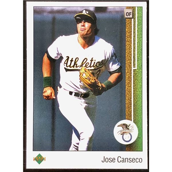 1989 UPPER DECK JOSE CANSECO