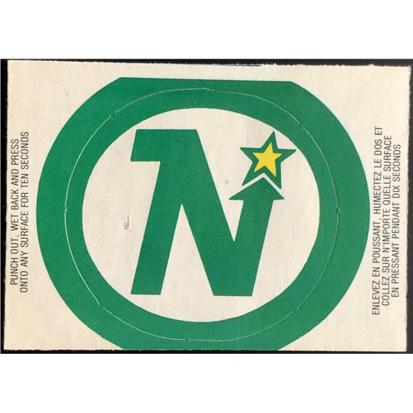 1972-73 O-PEE-CHEE LOGO INSERT - MINNESOTA NORTH STARS