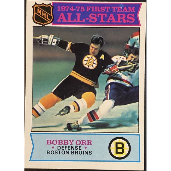 1975-76 NHL TOPPS BOBBY ORR (HOF)