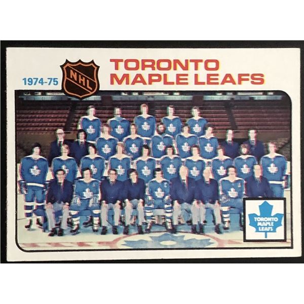 1975-76 TOPPS TORONTO MAPLE LEAFS