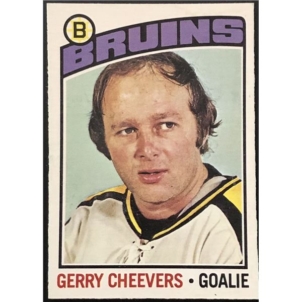 1976-77 O-PEE-CHEE  GERRY CHEEVERS (HOF)