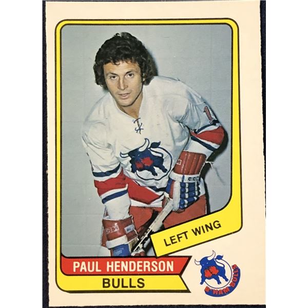 1976-77 O-PEE-CHEE WHA PAUL HENDERSON
