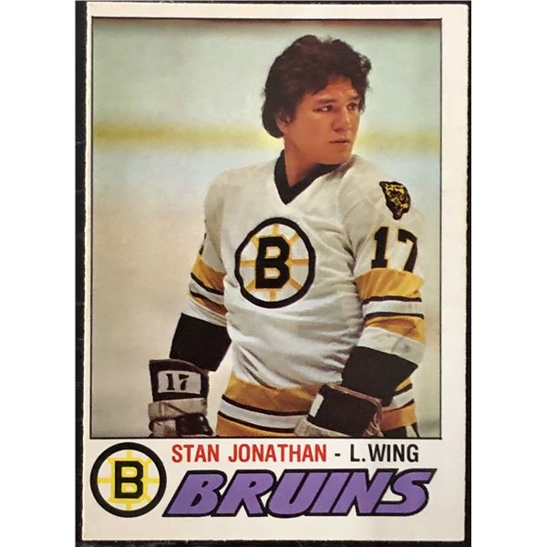 1977-78 O-PEE-CHEE STAN JONATHAN ROOKIE CARD