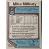 Image 2 : 1977-78 TOPPS MIKE MILBURY ROOKIE CARD