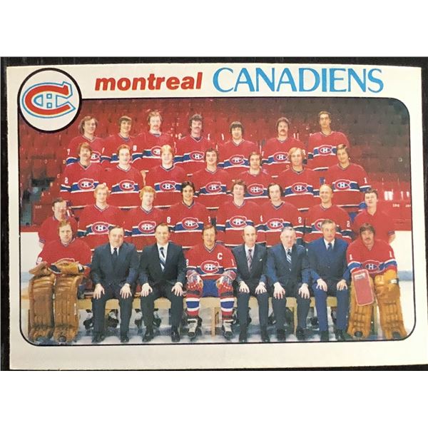 1978-79 O-PEE-CHEE MONTREAL CANADIENS