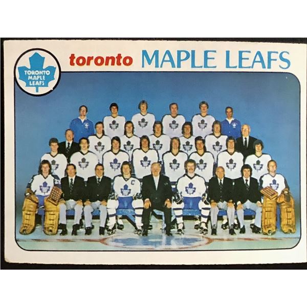 1978-79 O-PEE-CHEE TORONTO MAPLE LEAFS
