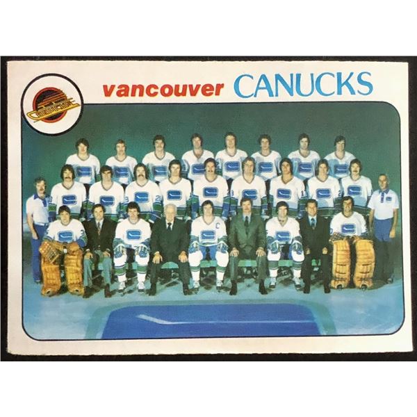 1978-79 O-PEE-CHEE VANCOUVER CANUCKS