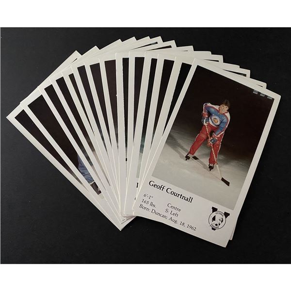 1981-82 VICTORIA COUGARS (WHL) POLICE SET