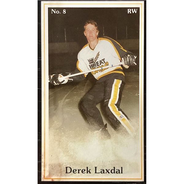 1983-84 BRANDON WHEAT KINGS DEREK LAXDAL