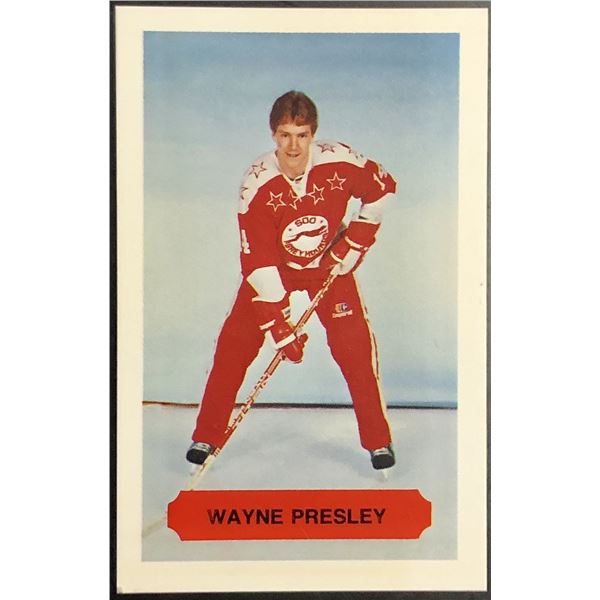 1984-85  JUNIOR CARD - WAYNE PRESLEY