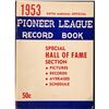 Image 1 : 1953 PIONEER LEAGUE LEAGUE RECORD BOOK