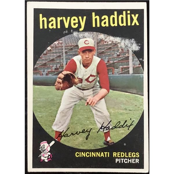 1959 TOPPS GRAYBACK HARVEY HADDIX
