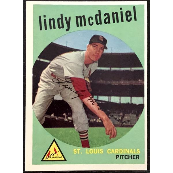 1959 TOPPS GRAYBACK LINDY McDANIEL