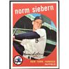 Image 1 : 1959 TOPPS GRAYBACK NORM SIEBERN