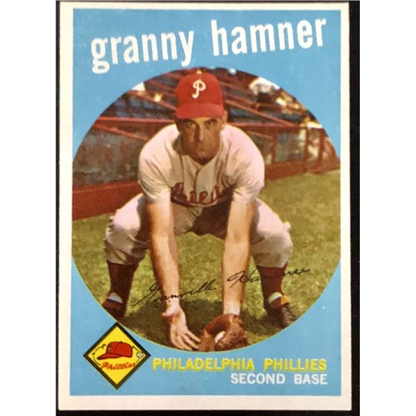 1959 TOPPS WHITEBACK GRANNY HAMNER