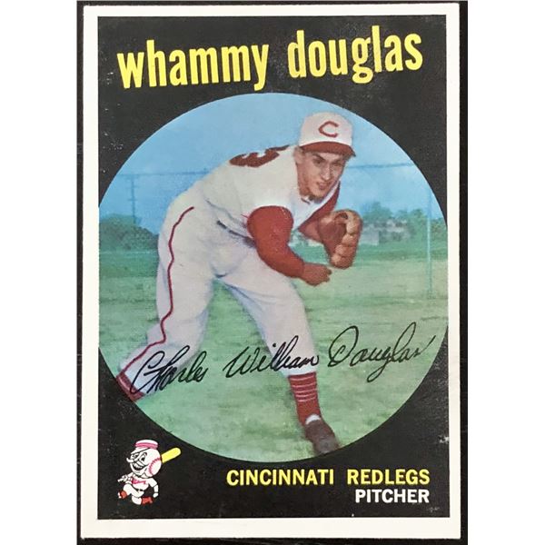 1959 TOPPS WHITEBACK WHAMMY DOUGLAS ROOKIE CARD
