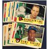 Image 1 : 1960 TOPPS BASEBALL GRAYBACKS COLLECTION - 20 CARDS