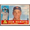 Image 1 : 1960 TOPPS DICK RICKETTS WHITEBACK