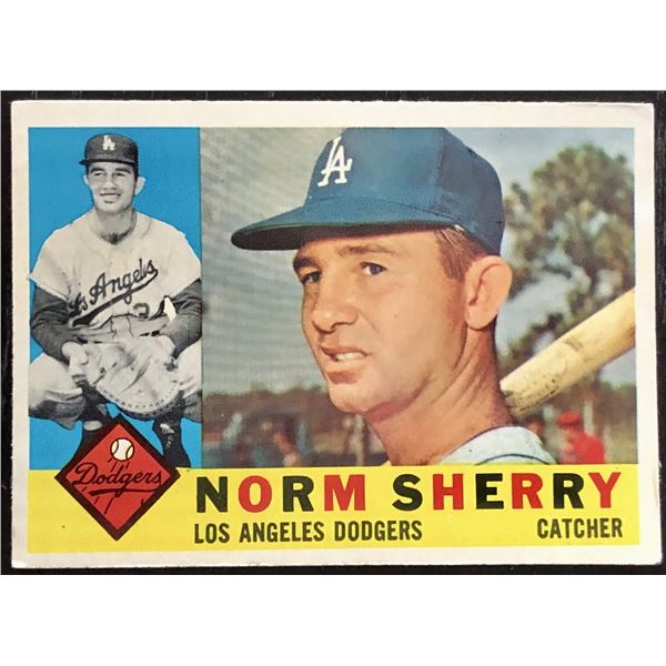 1960 TOPPS GRAYBACK NORM SHERRY
