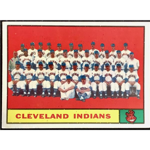 1961 TOPPS CLEVELAND INDIANS