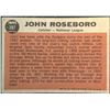Image 2 : 1962 TOPPS JOHNNY ROSEBORO