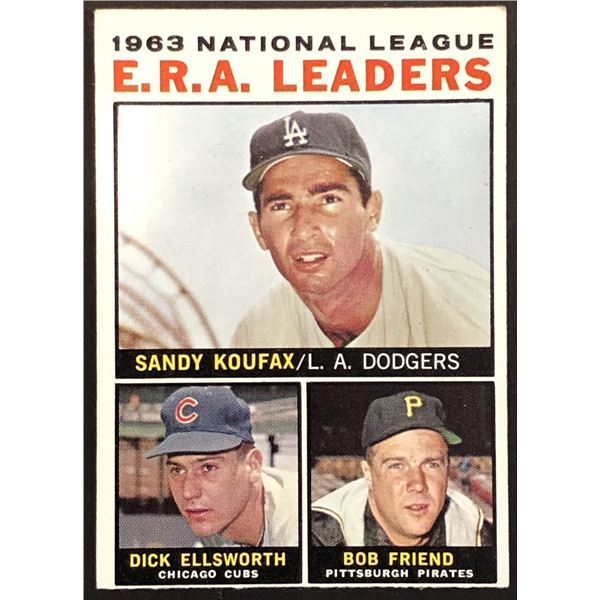 1964 TOPPS SANDY KOUFAX (HOF) LL