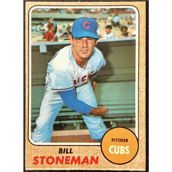 1968 O-PEE-CHEE BILL STONEMAN ROOKIE CARD