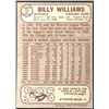 Image 2 : 1968 O-PEE-CHEE BILLY WILLIAMS (HOF)