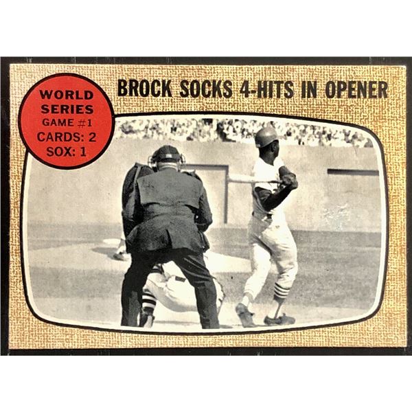1968 O-PEE-CHEE LOU BROCK (HOF)