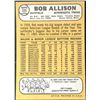 Image 2 : 1968 TOPPS BOB ALLISON