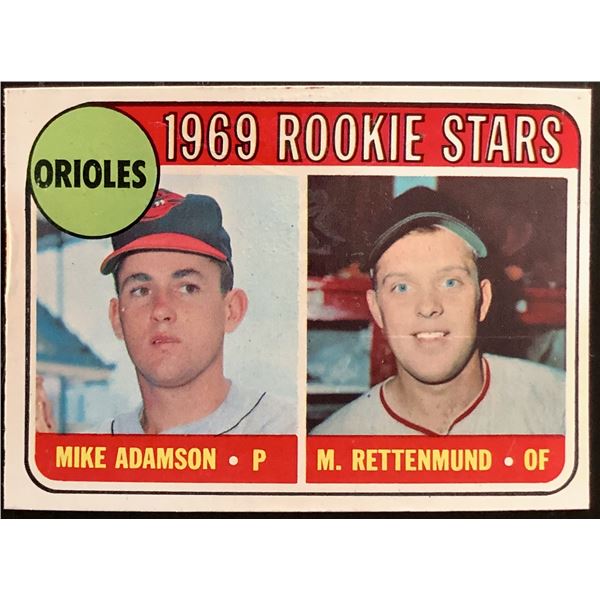 1969 O-PEE-CHEE MERV RETTENMUND ROOKIE CARD