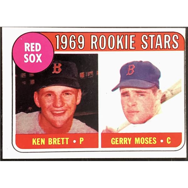 1969 TOPPS KEN BRETT ROOKIE CARD
