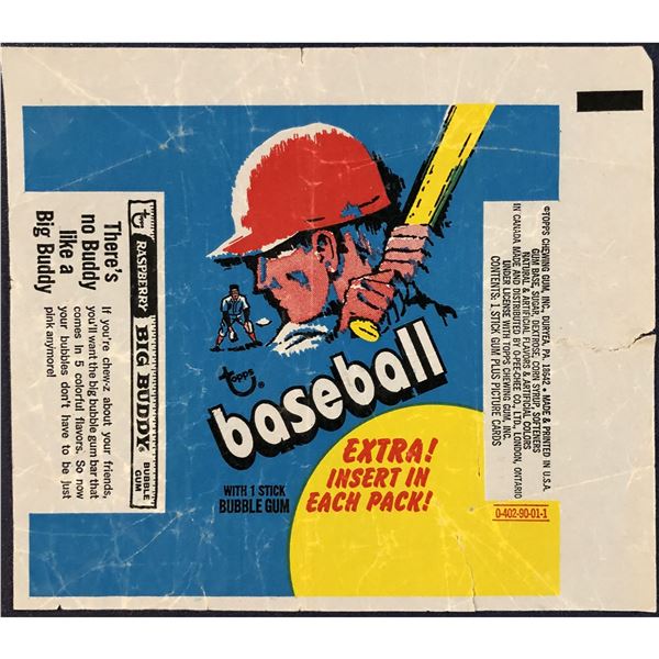 1971 TOPPS BASEBALL WRAPPER